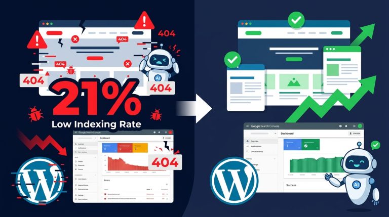 WordPressのインデックス率を改善する：Search Console分析からAll in One SEO設定まで